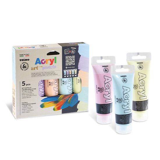 PRIMO AKRILNE BARVE SET 1/5 ART PASTEL  13918